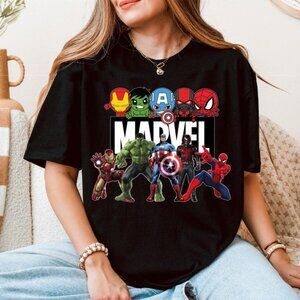 Avengers Superhero T-Shirt, Hero Team Graphic Tee